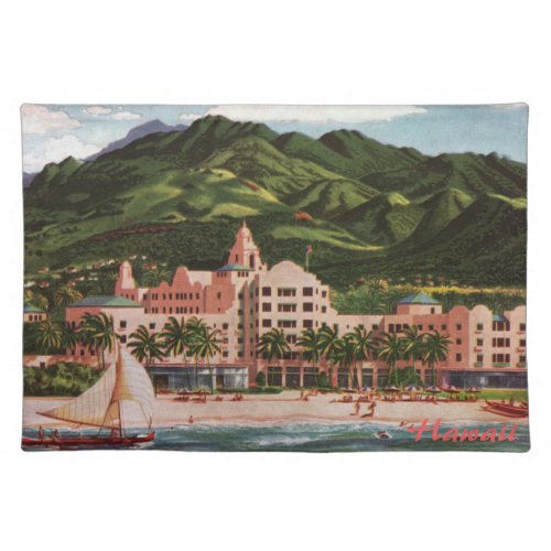 The Royal Hawaiian Hotel Placemat