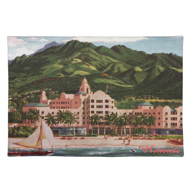 The Royal Hawaiian Hotel Placemat (Front)