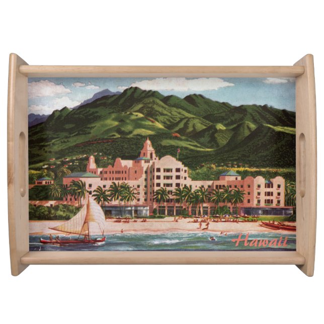 The Royal Hawaiian Hotel Serving Tray (Front)