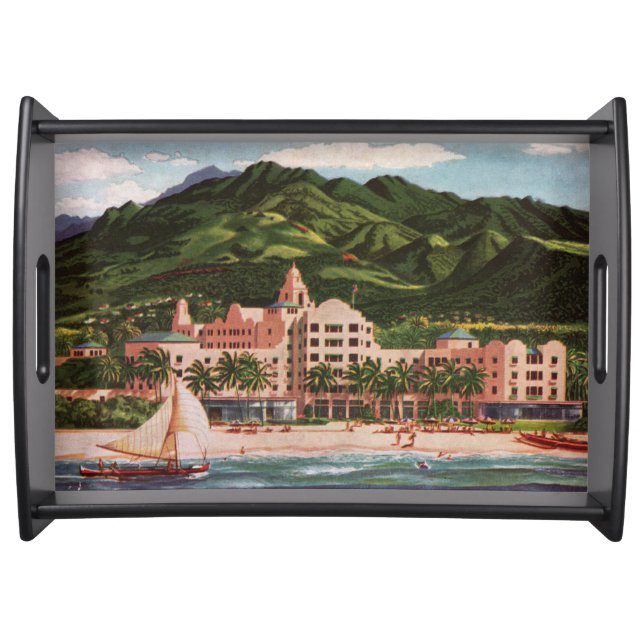 The Royal Hawaiian Hotel Tray (Front)