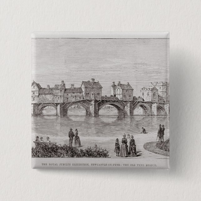The Royal Jubilee Exhibition, Pinback Button (Front)