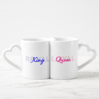 The Royal King & Loyal Queen Pair Coffee Mug Set