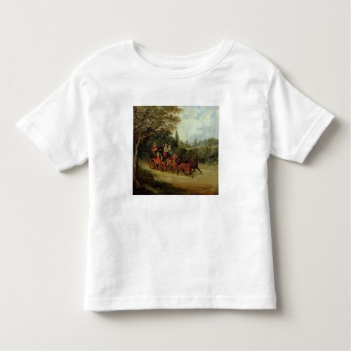 The Royal Mail Coach with Passengers oil on canva Toddler T_shirt