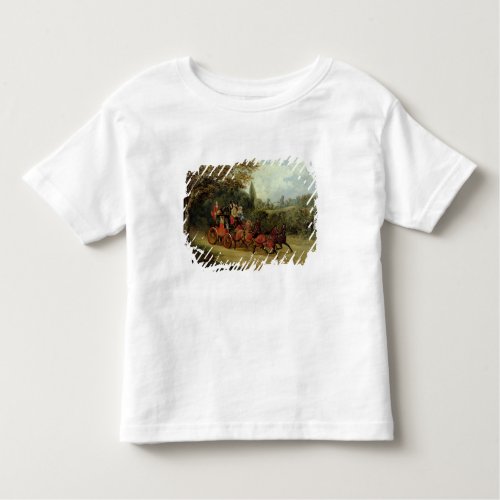 The Royal Mail Coach with Passengers oil on canva Toddler T_shirt