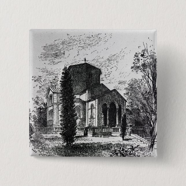 The Royal Mausoleum, Frogmore Pinback Button (Front)
