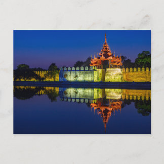 The Royal Palace of Mandalay in Myanmar Post Postcard