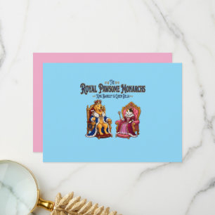 The Royal Pawsome Monarchs Thank You Card