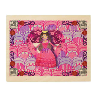 THE ROYAL QUEEN by Jennifer Webster Wood Wall Art