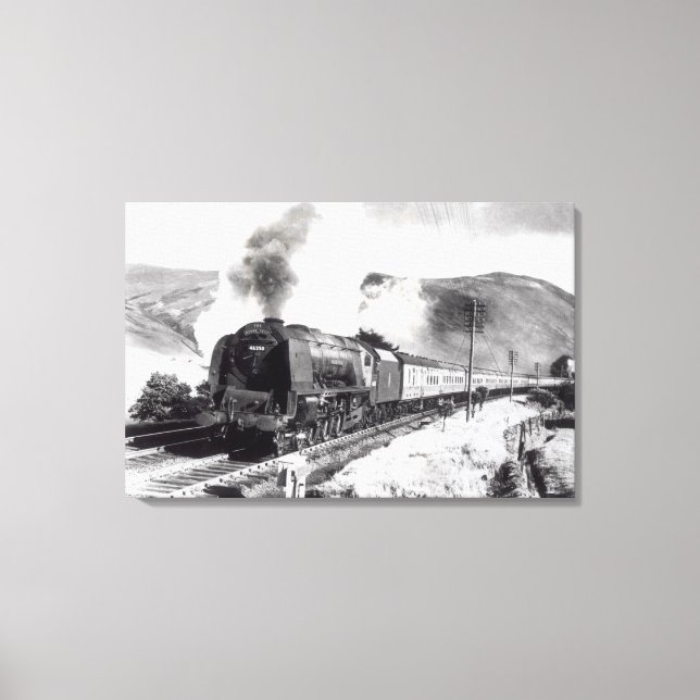 The Royal Scot, intercity locomotive Canvas Print (Front)