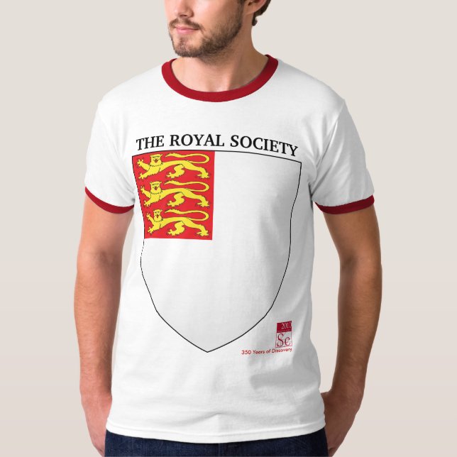 The Royal Society 350th Anniversary (unofficial) T-Shirt (Front)