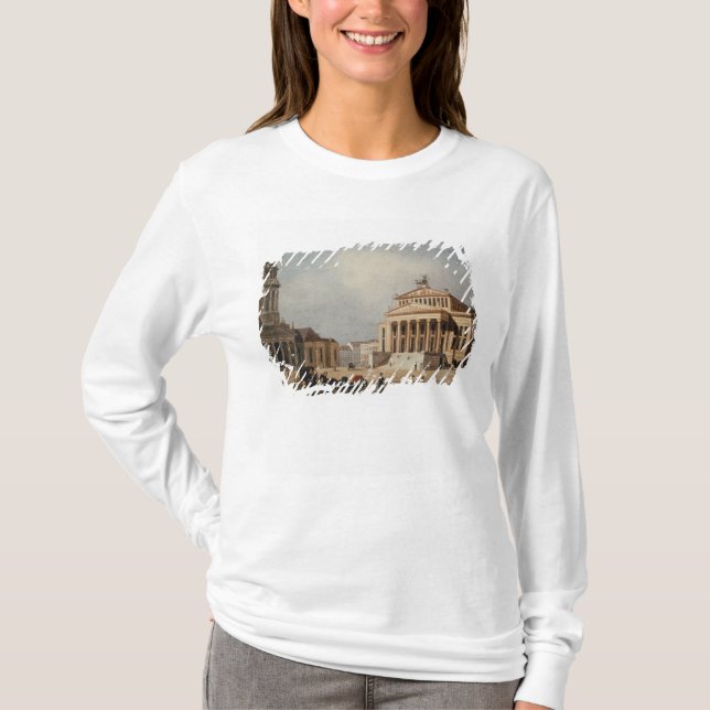 The Royal Theatre and the New Church, 1833 T-Shirt (Front)