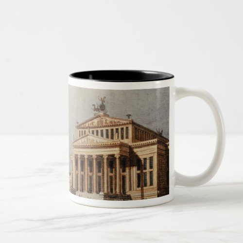 The Royal Theatre and the New Church 1833 Two_Tone Coffee Mug