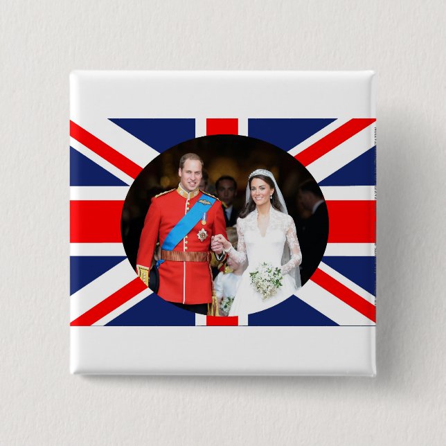The Royal Wedding 11 Button (Front)