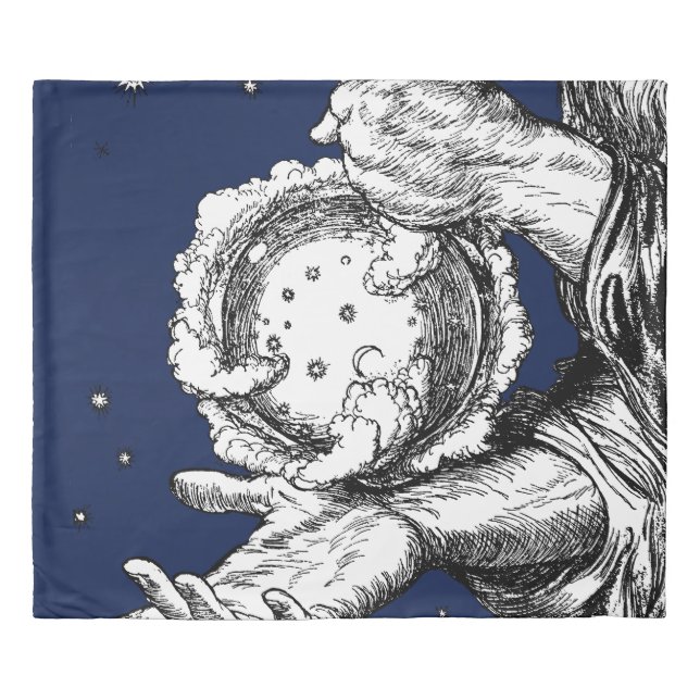 The Rubaiyat of Omar Khayyam Creation Duvet Cover (Front)