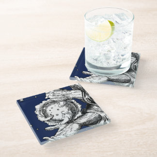 The Rubaiyat of Omar Khayyam Creation Glass Coaster