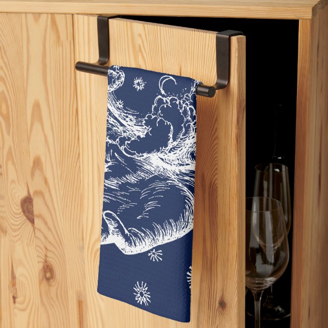 The Rubaiyat of Omar Khayyam Creation Kitchen Towel (Thirds Fold)