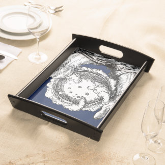 The Rubaiyat of Omar Khayyam Creation Serving Tray