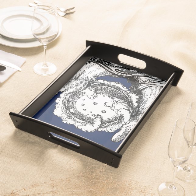 The Rubaiyat of Omar Khayyam Creation Serving Tray (Front)