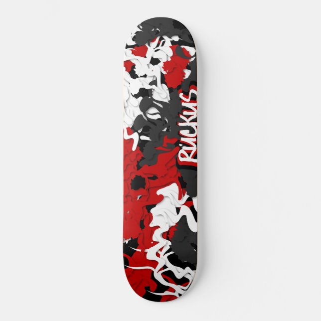THE RUCKUS SKATEBOARD DECK (Front)