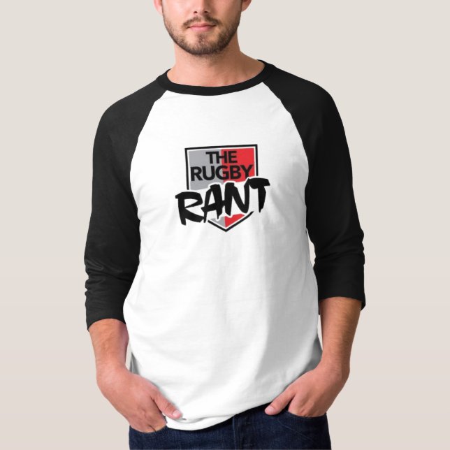 The Rugby Rant Baseball Tee (Front)
