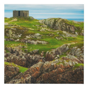 The Rugged Sentinel of the Celtic Coast Faux Canvas Print
