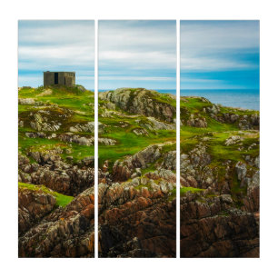 The Rugged Sentinel of the Celtic Coast Triptych