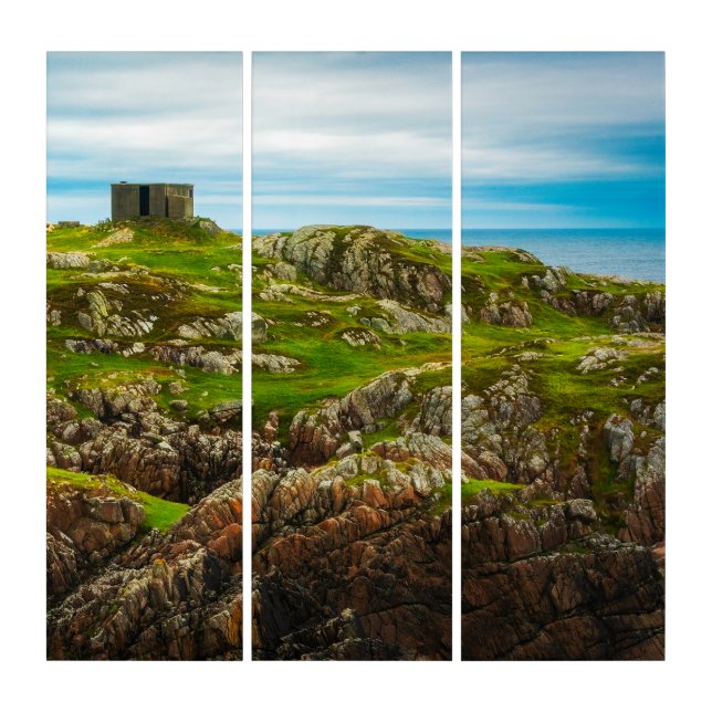 The Rugged Sentinel of the Celtic Coast Triptych (Front)
