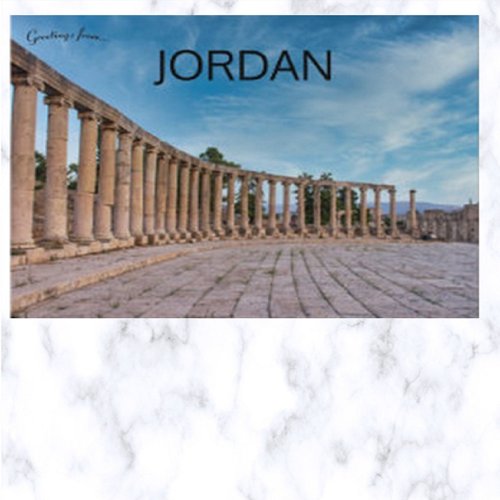 The Ruins of Jerash Jordan Postcard