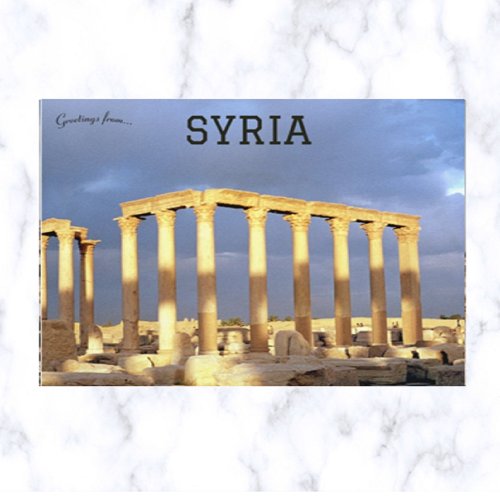 The Ruins of Palmyra Syria Postcard