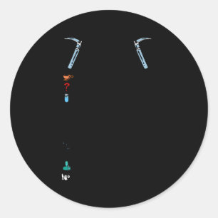 The Rules Of Anesthesia Classic Round Sticker