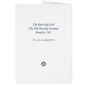 The Rum Keg Girl (Back)