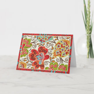 The Rumba Dance - Cream Greeting card