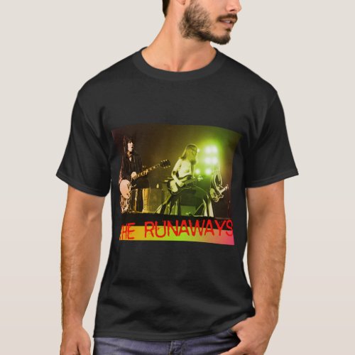 The Runaways at Brumrock 1976   T_Shirt