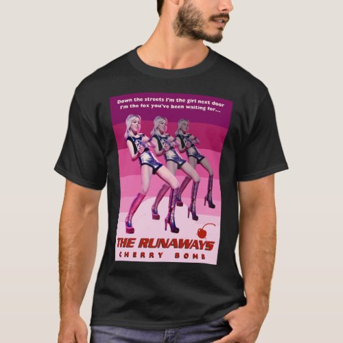 THE RUNAWAYS Cherry Bomb   T_Shirt