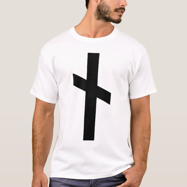 The Rune Nauthiz (black) T-Shirt (Front)