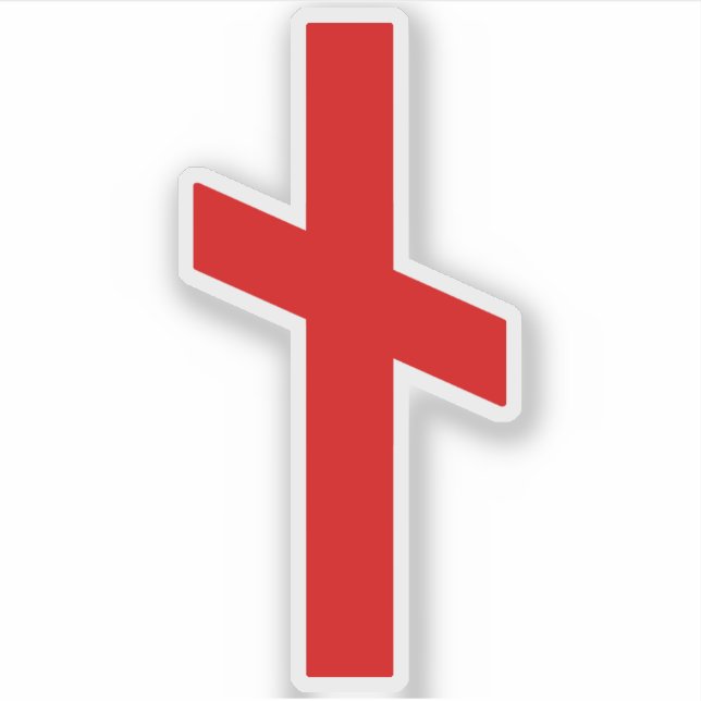The Rune Nauthiz (red) Sticker (Front)