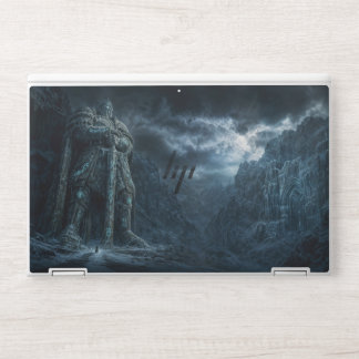 The Rune Sentinel – Colossal Armored Guardian HP Laptop Skin