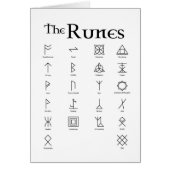 The Runes Card (Front)