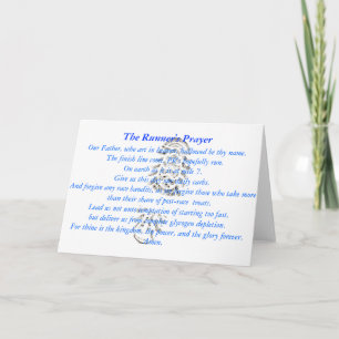 The Runner's Prayer Greeting Card