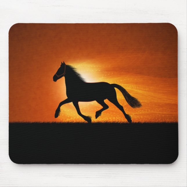 The Running Horse Mouse Pad (Front)