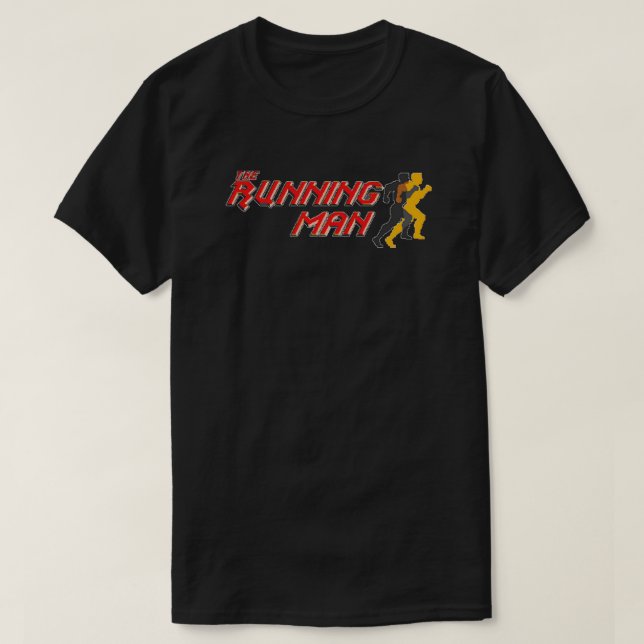 The Running Man  T-Shirt (Design Front)