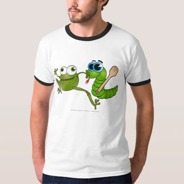 【SATIIIZ】Luppel Keyring Printed T-Shirt The Running Snake (Ide Zmija) 02 T-Shirt | Zazzle