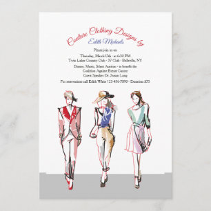 The Runway Fashion Show Invitation