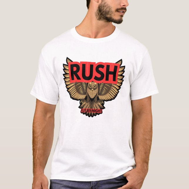 The rush band retro T-Shirt (Front)