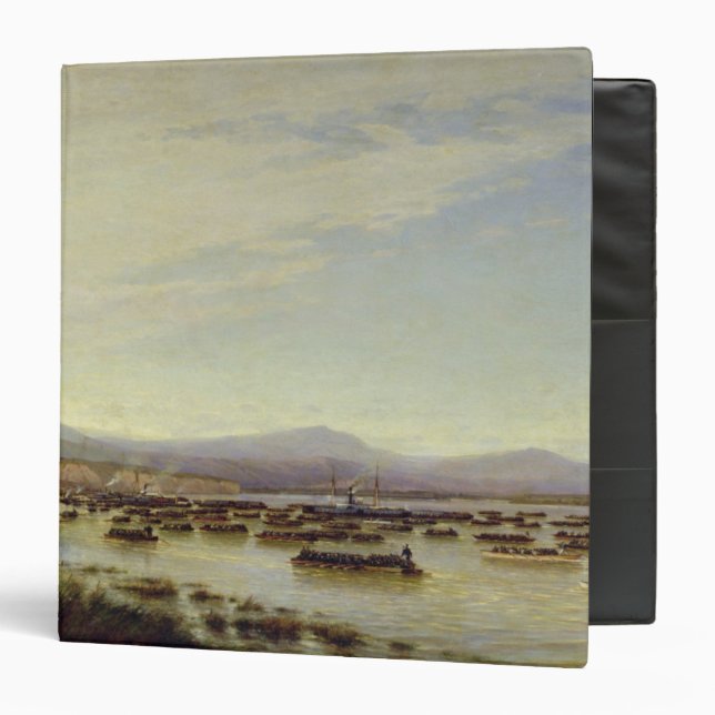 The Russian Army crossing the Danube 3 Ring Binder (Front/Inside)