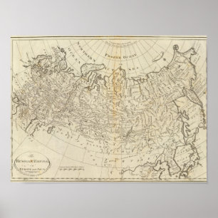 The Russian Empire, in Europe and Asia Poster