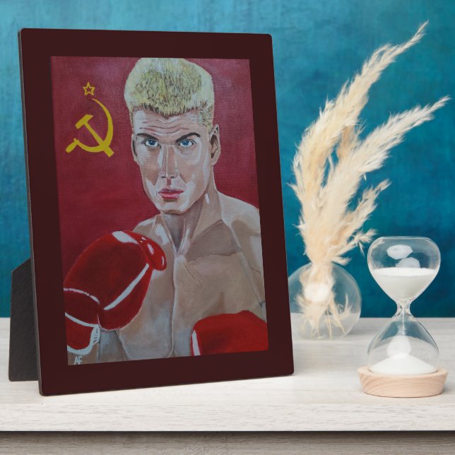 The Russian Painting by Alfred Fox Plaque (Side)