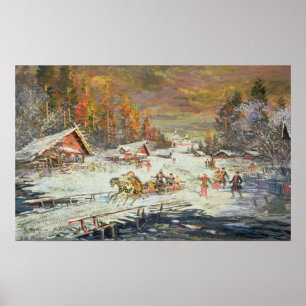 The Russian Winter, 1900-10 Poster