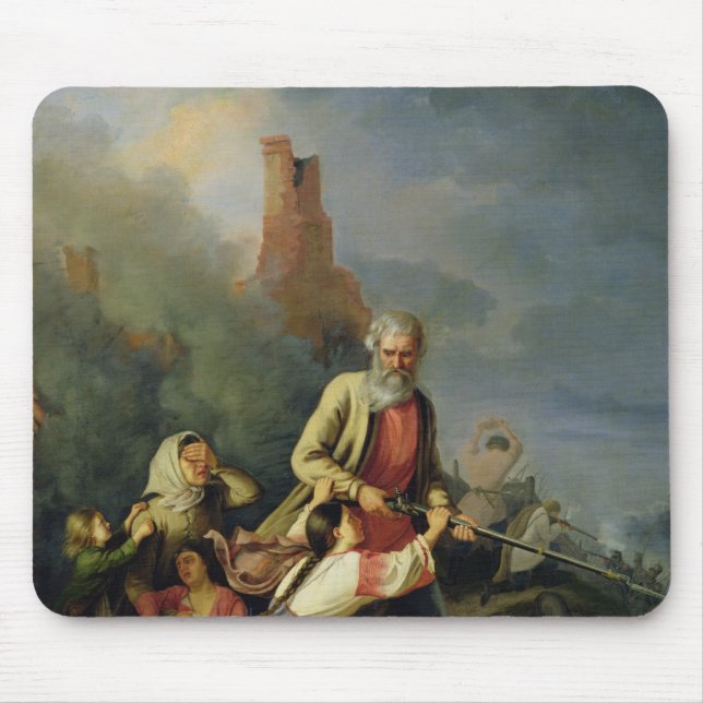 The Russians in 1812, 1855 Mouse Pad (Front)