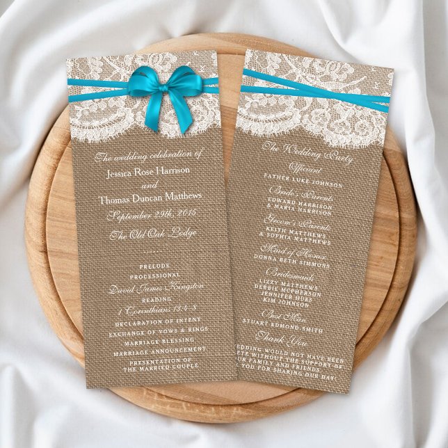 The Rustic Blue Bow Wedding Collection Programs (Creator Uploaded)